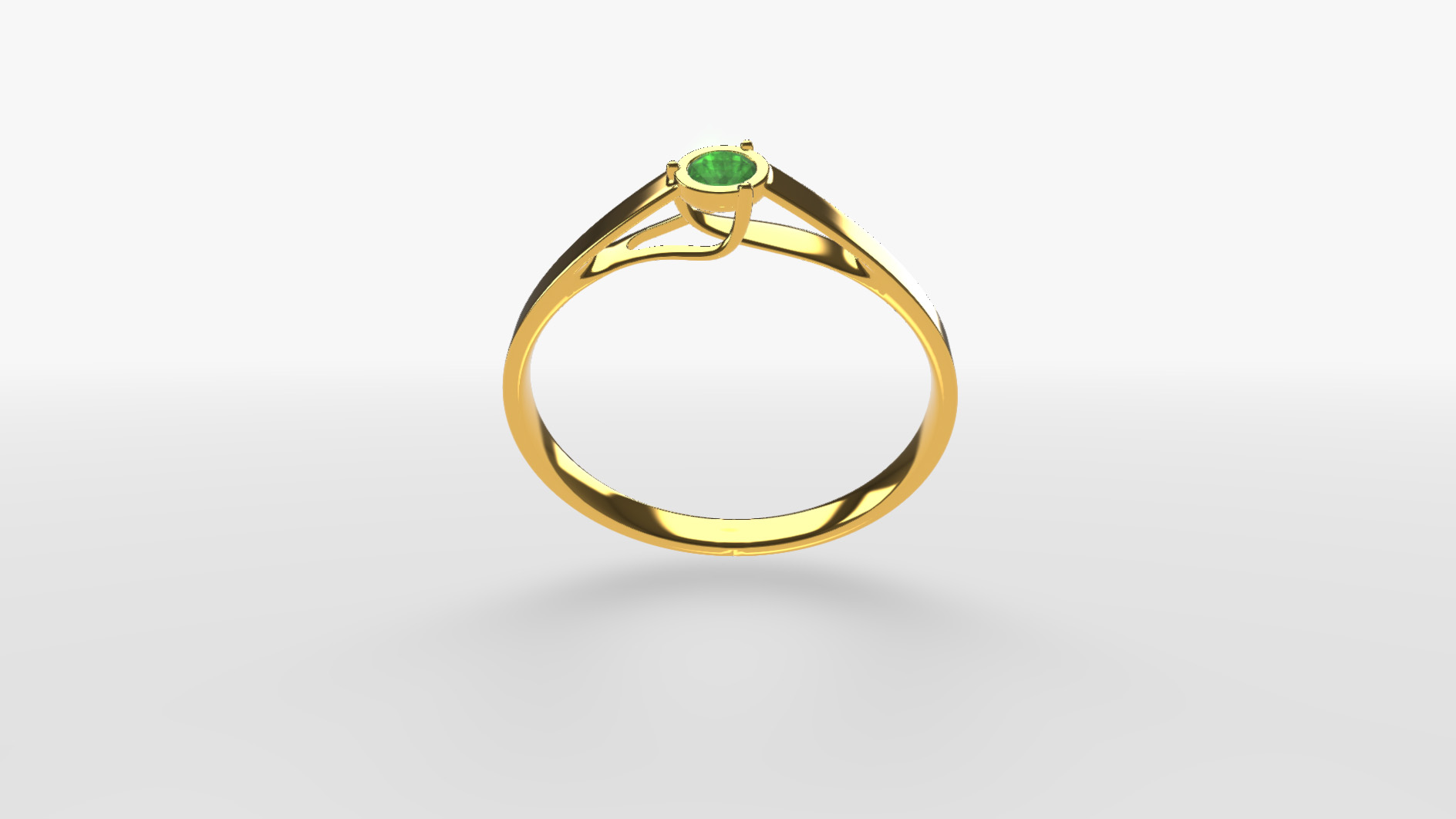 gemkit webgl konfigurator gold ring mit emerald edelstein