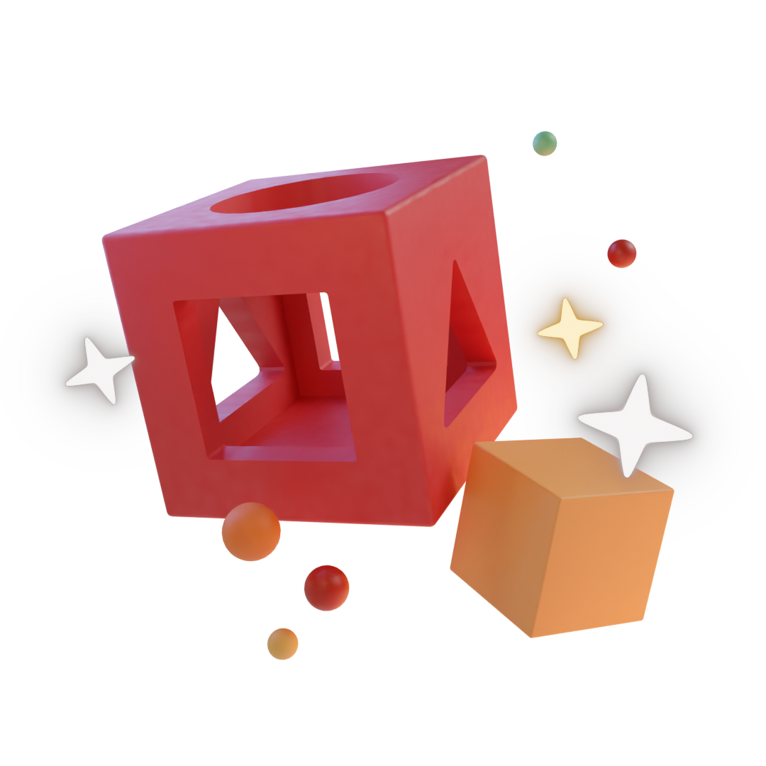 3d icon simple