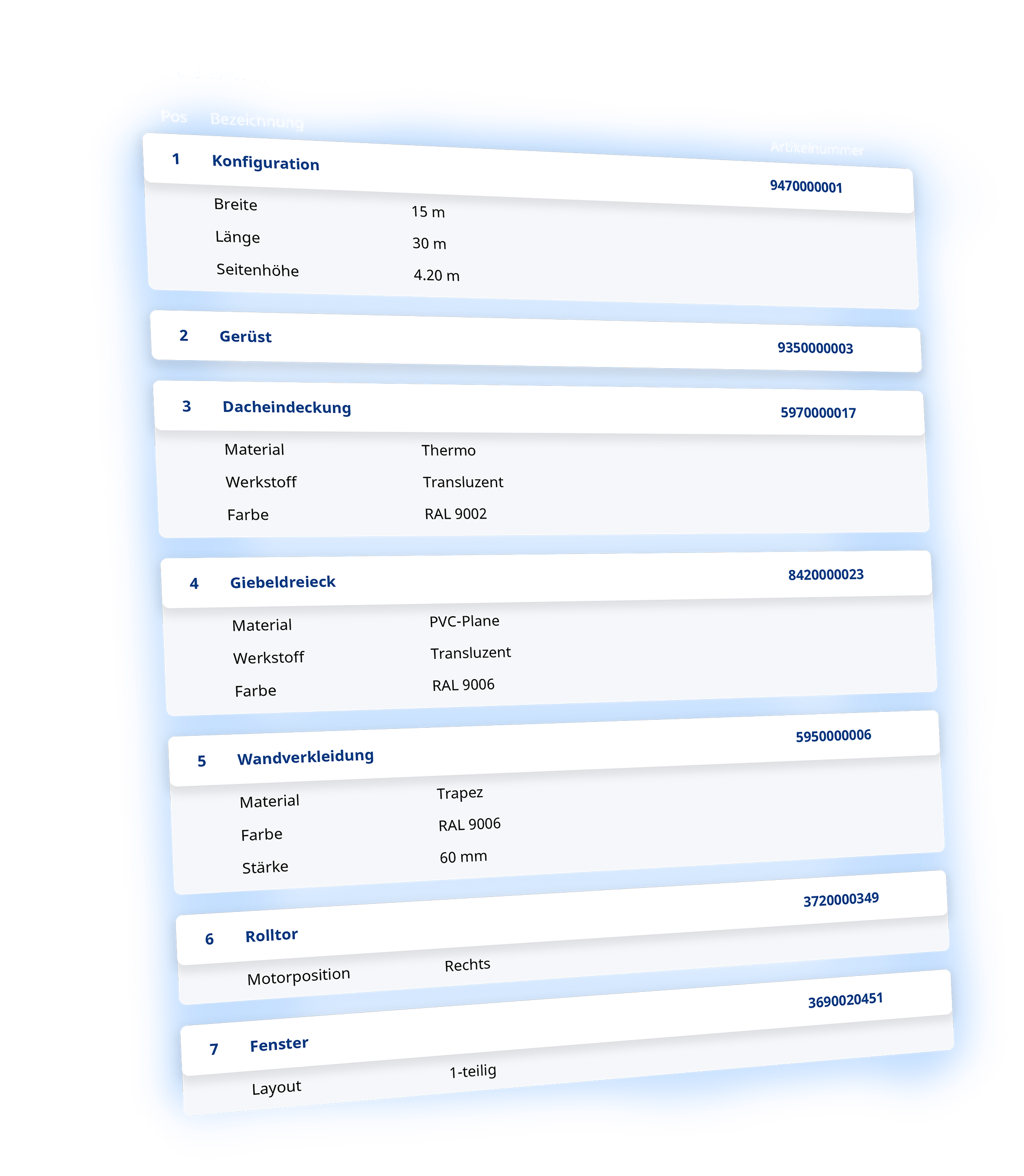 webgl konfigurator produktliste tentiq
