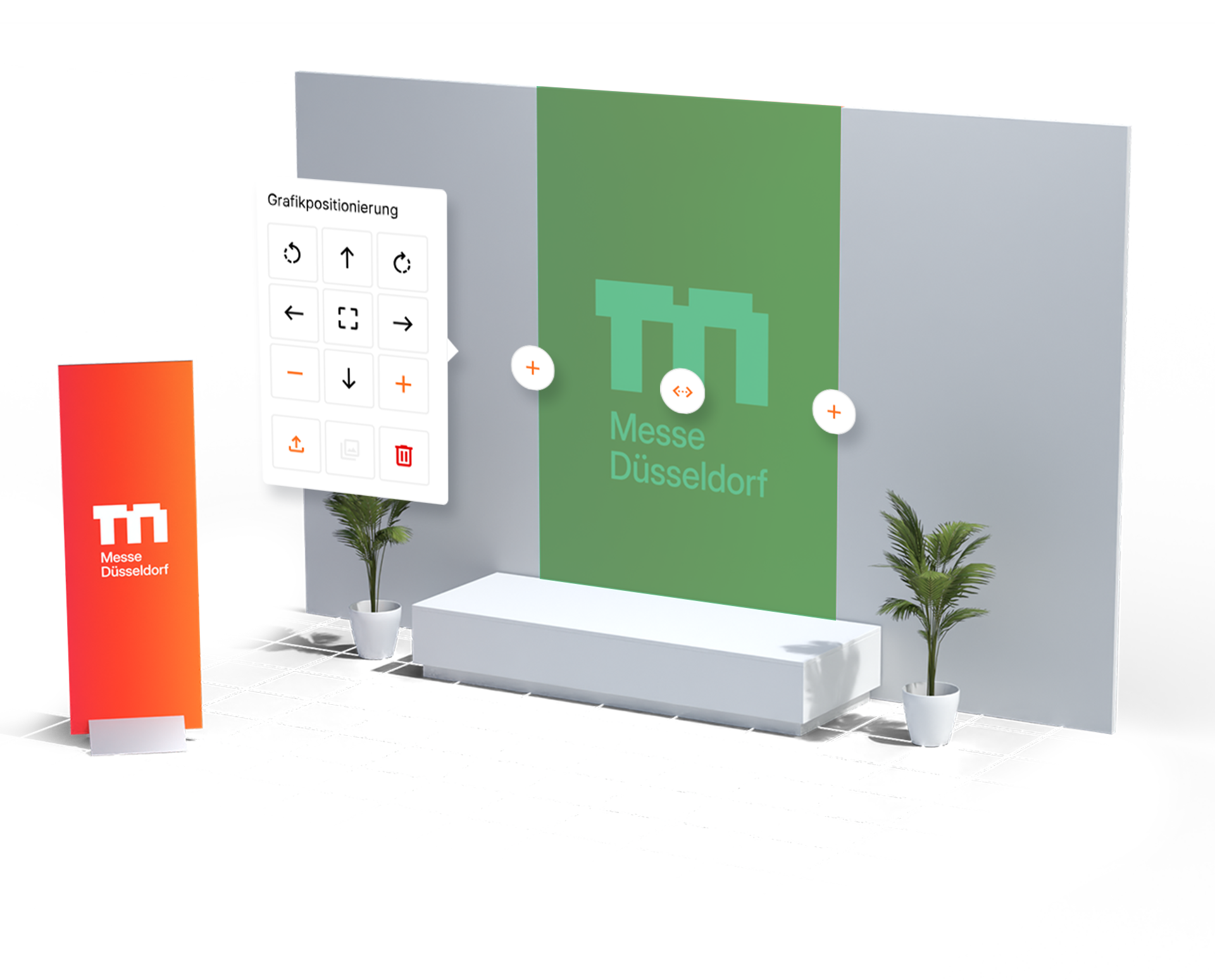 konfigurator webgl grafikbespielung contextmenu messe duesseldorf serviceflaechen