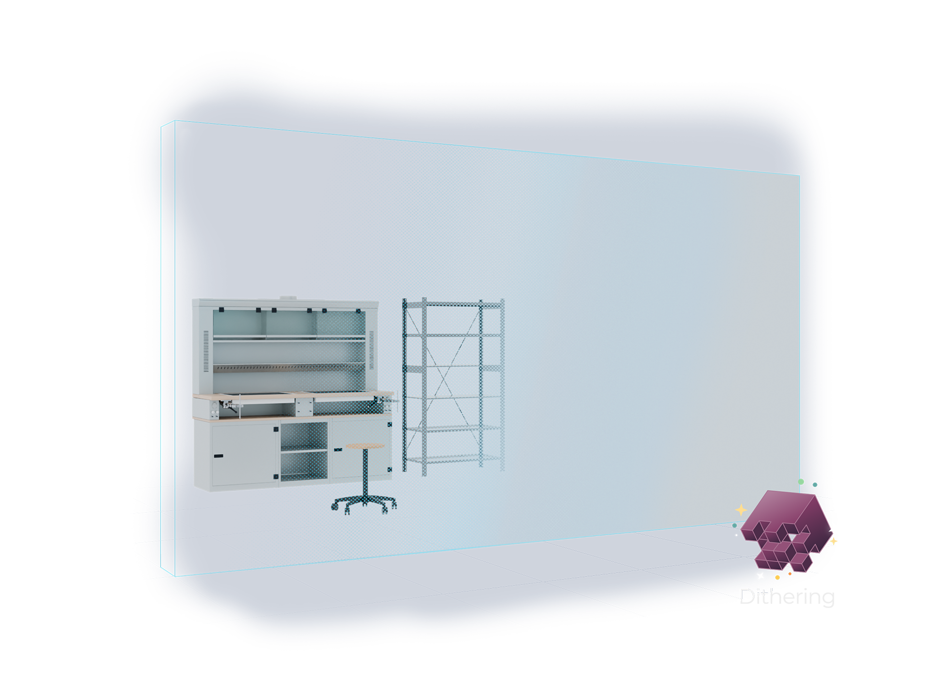 webgl planungstool wall dithering ottobock