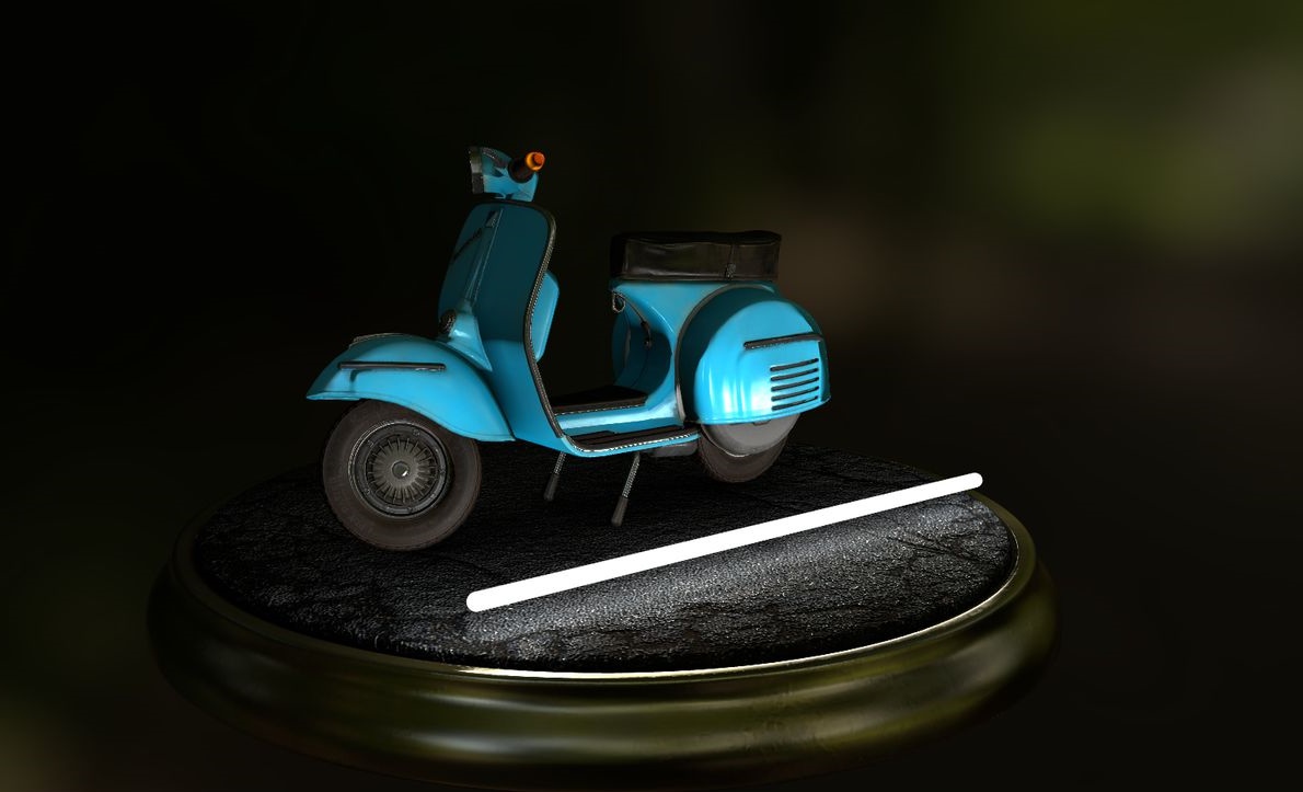 assetstore unity redlights by redplant scooter blau