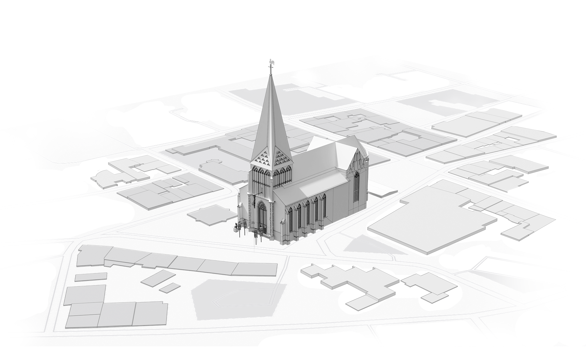 webgl application interaktives Stadtmodell rekonstruktion stadtmarketing bocholt